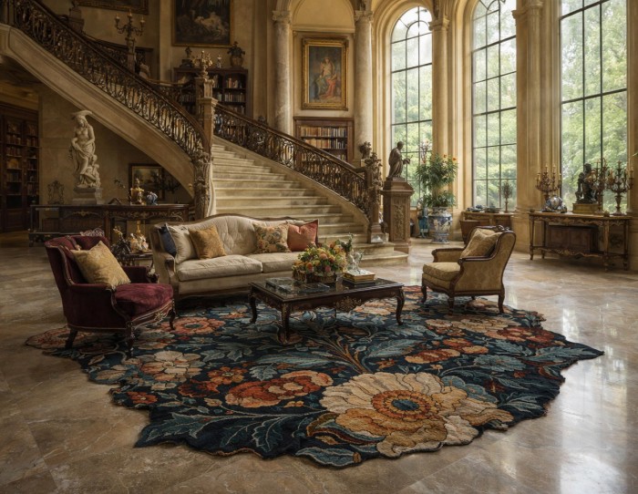 Flower rugs